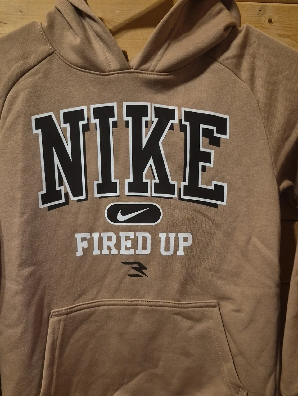 Kids Nike 3 Brand Fired Up Colgate Hoodie Size Small Hemp Color